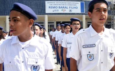 Pré-matrícula para Escola Cívico-Militar Remo Baral começõu nesta 2ª feira 25/11